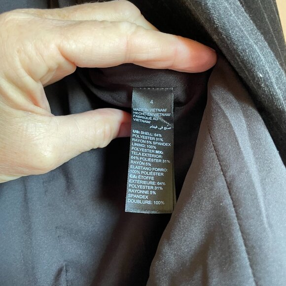 WHBM Gray blazer Size 4 - Picture 7 of 7